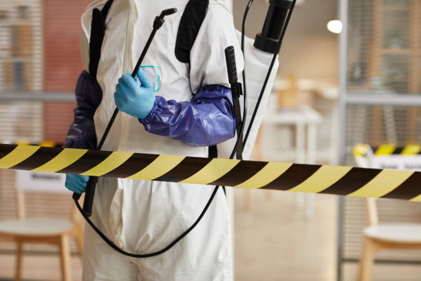 Professional Sewage Cleanup technician working in Alexandria, SD